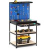 Promotions Darbo stalas, 81x41x156 cm, Tamsiai mėlynas