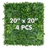 Promotions Dirbtinės gyvatvorės plokštės, 50,8x50,8 cm, žalios spalvos