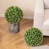 Promotions Dirbtinių augalų topiarinės rutulio formos, 37 cm, rožinė ir žalia