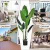 Promotions Dirbtinis augalas, tropinis palmės monstera gyvatės augalas, 160 cm, žalias