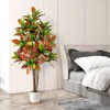 Promotions Dirbtinis krotono augalas, 150x17.8x15.2 cm, žalia-raudona-geltona-ruda