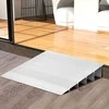 Promotions Durų slenksčio įvažiavimo rampos, aliuminis, 86.4x41.9x7.6 cm, sidabrinės spalvos