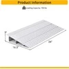 Promotions Įėjimo rampos, Aliuminis, 86.4x41.9x7.6 cm, Sidabrinė