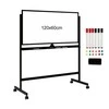 Promotions Mobilus baltas magnetinis dvipusis baltojo lenta, 120x60 cm, juodas