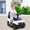 Promotions Elektrinis policijos automobilis, 62x44x43 cm, Rožinis
