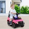 Promotions Elektrinis vaikiškas policijos automobilis, 62x44x43 cm, rožinis