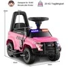Promotions Elektrinis vaikiškas policijos automobilis, 62x44x43 cm, rožinis