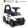 Promotions Elektrinis policijos automobilis, 62x44x43 cm, Rožinis