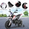 Promotions Elektrinis vaikų motociklas, 106,5x56x80 cm, baltas