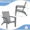 Promotions Lauko poilsio kėdė, akacijos mediena Adirondack, 73.7x67.3x86.4 cm, pilka