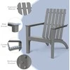 Promotions Lauko poilsio kėdė, akacijos mediena Adirondack, 73.7x67.3x86.4 cm, pilka