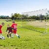 Promotions Futbolo atmušimo tinklas, 375x151x185 cm, juoda ir balta