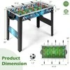 Promotions Stalo futbolo stalas, 94x53.3x76.2 cm, Juodas