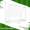 Promotions Futbolo vartai, 243,8x91,4x182,9 cm, balti