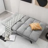 Lauko baldų komplektas Promotions Konvertuojamas atminties putų futono sofa-lova, 182.9x87.6x82.6 cm, pilka