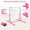 Promotions Gimnastikos skersinis, 136x172x90-150 cm, Rožinė