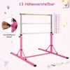 Promotions Gimnastikos skersinis, 136x172x90-150 cm, Rožinė