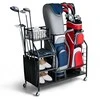 Promotions Golfo krepšio organizatorius, 95.3x39.4x94 cm, Juodas