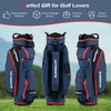 Promotions Golf krepšys, 39x25x128 cm, Juoda Tamsiai mėlyna