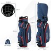 Promotions Golf krepšys, 39x25x128 cm, Juoda Tamsiai mėlyna