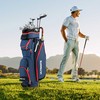 Promotions Golf krepšys, 39x25x128 cm, Juoda Tamsiai mėlyna