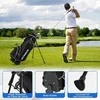 Promotions Golfo lazdų rinkinys, 9 dalių pradedančiųjų rinkinys, 109 cm, juodas
