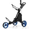 Promotions Golf'o vežimėlis, sulankstomas, 3 ratai, 120,7x69,9x99-114,3 cm, mėlynas