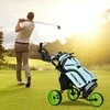 Promotions Golf'o vežimėlis, 129,5x75x99-115,6 cm, žalias