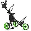Promotions Golf'o vežimėlis, 129,5x75x99-115,6 cm, žalias