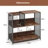 Promotions Grotuvas stovas, 83x36x76,5 cm, rudas