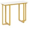 Promotions Konsolinis stalas, 107x40x80 cm, baltas ir juodas