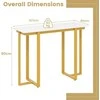 Promotions Konsolinis stalas, 107x40x80 cm, baltas ir juodas