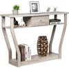 Promotions Konsolinis stalas, 120x30x80,5 cm, Pilkas