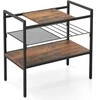Promotions Prieškambario staliukas, 61x34,3x61 cm, Ruda Juoda