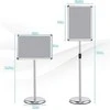 Promotions Informacinis stovas, 33x45 cm, sidabro spalvos