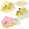 Promotions Laipiojimo žaislų rinkinys, 3 viename su 2 trikampėmis kopėčiomis ir nuolydžiu, 79.5x59.5x70 cm, natūralus