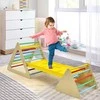 Promotions Laipiojimo žaislų rinkinys, 3 viename su 2 trikampėmis kopėčiomis ir nuolydžiu, 79.5x59.5x70 cm, natūralus