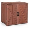 Promotions Lauko medinė sandėliavimo spintelė, 77,5x55,9x72,4 cm, ruda