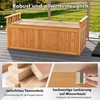 Lauko baldų komplektas Promotions Lauko saugojimo suolas, 128x58x53 cm, natūralus