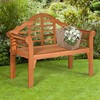 Lauko baldų komplektas Promotions Lauko sulankstoma suoliukas, 124.5 cm, eukalipto mediena