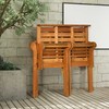 Lauko baldų komplektas Promotions Lauko sulankstoma suoliukas, 124.5 cm, eukalipto mediena