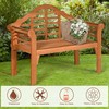 Lauko baldų komplektas Promotions Lauko sulankstoma suoliukas, 124.5 cm, eukalipto mediena