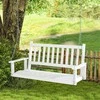 Promotions Veranda supynės, medinės, 135.9x67.3x63.5 cm, baltos spalvos