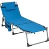 Promotions Lauko sulankstomas gultas, 152.4x61x83.8 cm, mėlynas