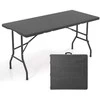 Promotions Lauko valgomojo stalas, 152x70x74 cm, juodas