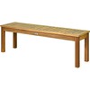 Lauko baldų komplektas Promotions Lauko valgomojo suolas, 132x34.3x44.5 cm, tikmedis