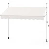 Promotions Ištraukiama markizė, 400x120x210 cm, balta