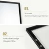 Promotions Pilno ilgio veidrodis, 120x37x2 cm, auksinis