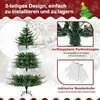 Promotions Dirbtinė Kalėdų eglutė, 183x125x45 cm, Šiltai balta