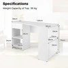 Promotions Kompiuterio stalas, 120x60x75 cm, baltas